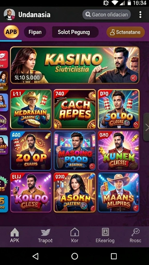 1234bets - Tampilan antarmuka pengguna yang menarik dan intuitif.