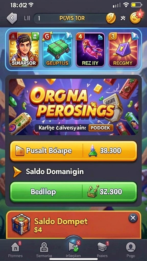 6rt - Tampilan awal game 6RT dengan grafis menawan.