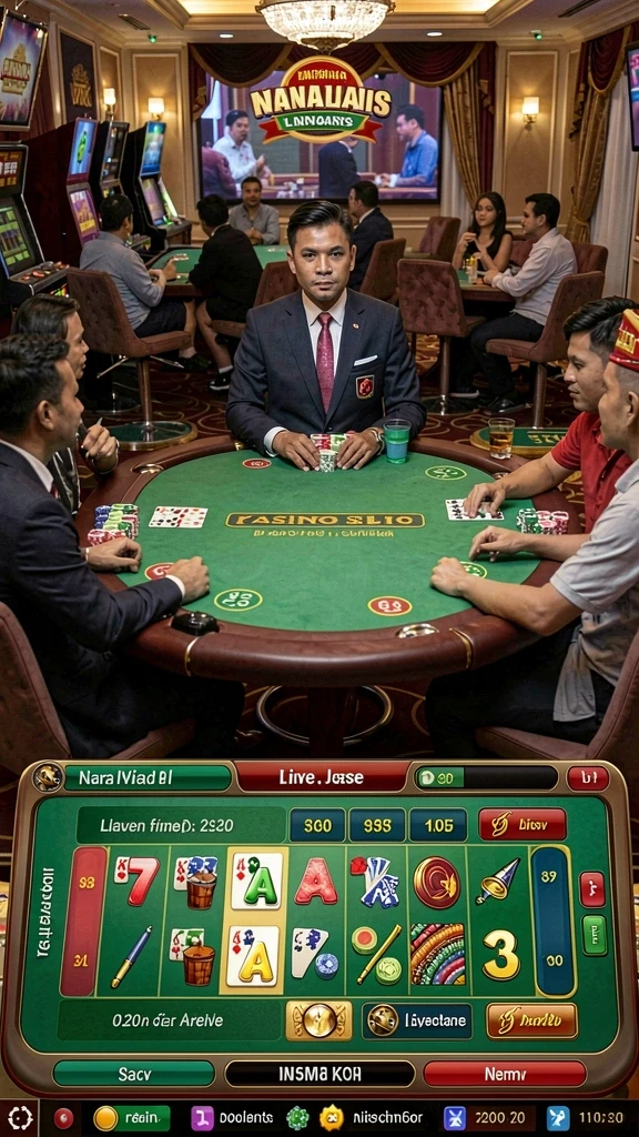 7777w - Tampilan antarmuka utama game 7777W.