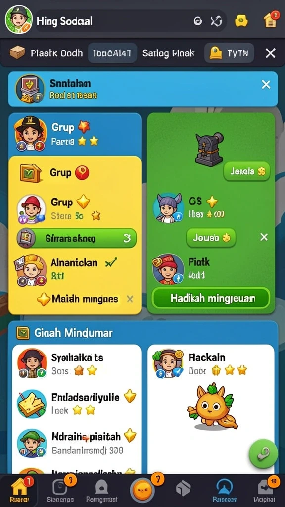 dewapg - Tangkapan layar memperlihatkan leaderboard dengan pencapaian pemain.