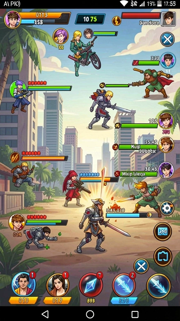 empire88 - Tangkapan layar menunjukkan karakter utama dalam misi aksi.