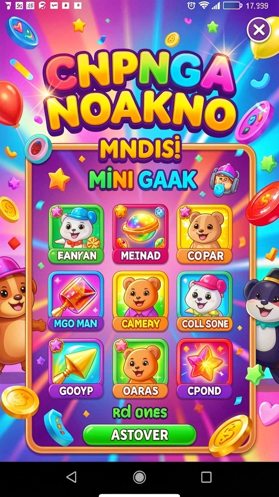 idrgame - Antarmuka pengguna yang mudah dinavigasi.